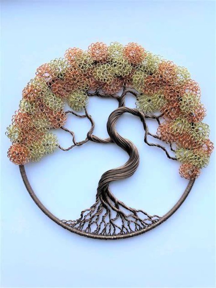 ‘Barbed Wire With Tree and Band of Roses’ Tattoo