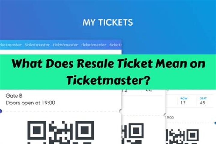 Ticketmaster Close Resale Ticket Sites